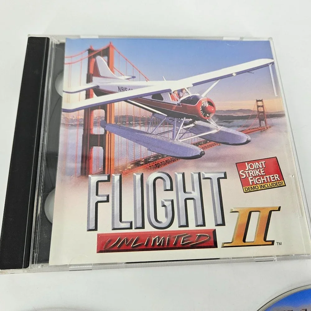 Microsoft Flight Simulator 2004 PC CD Disc II Handbook Airplane School Computer
